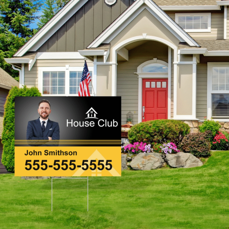 Custom yard sign printed by GGraphics